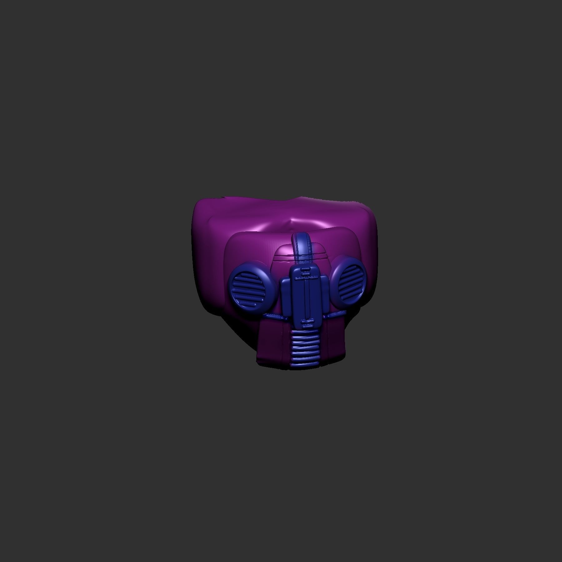 helmet high poly sculpt 3d printable ver 7 3D model 3D model_4