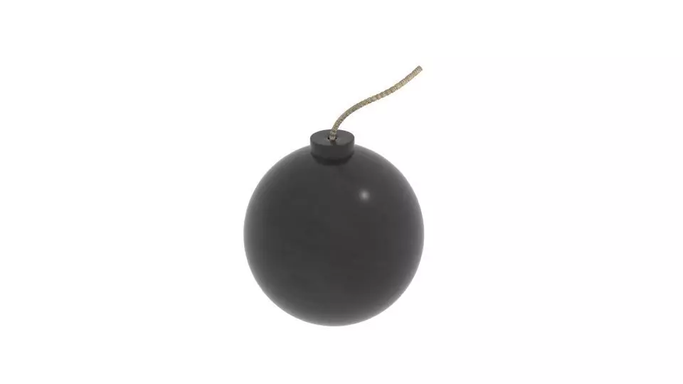  Round Bomb 3D model_0