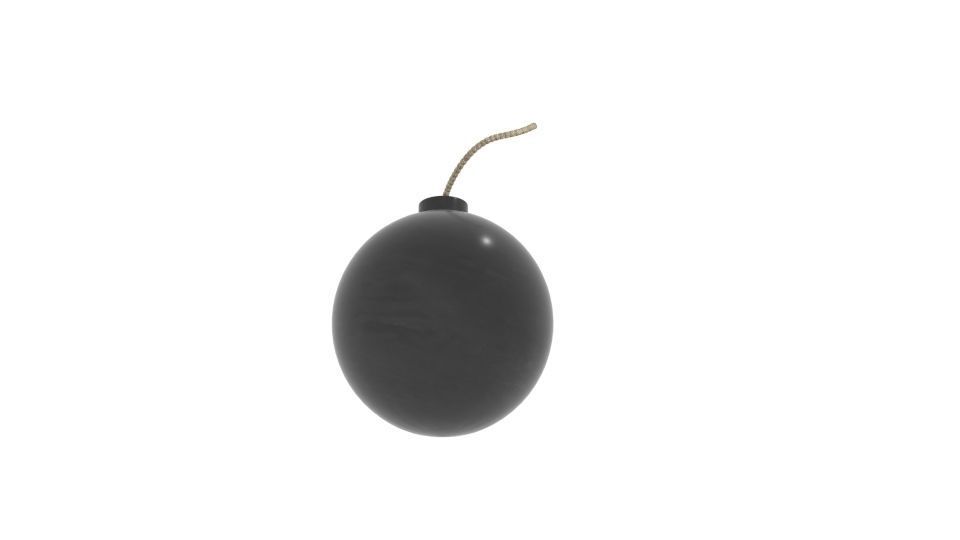  Round Bomb 3D model_3