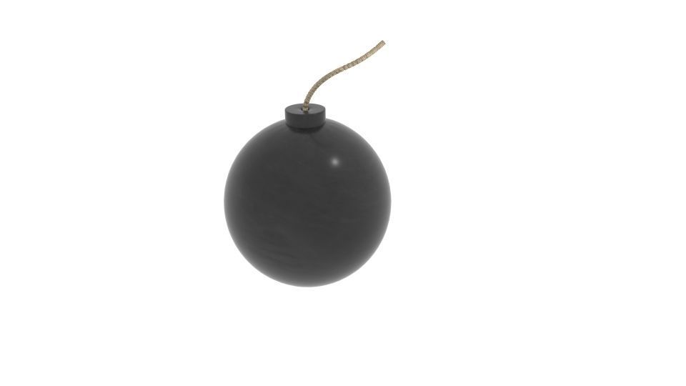  Round Bomb 3D model_2