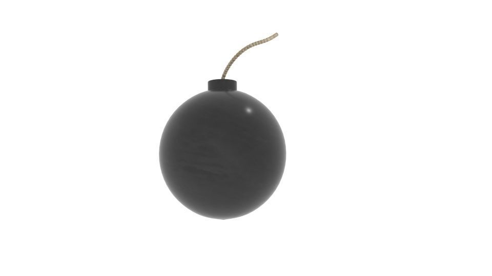  Round Bomb 3D model_1
