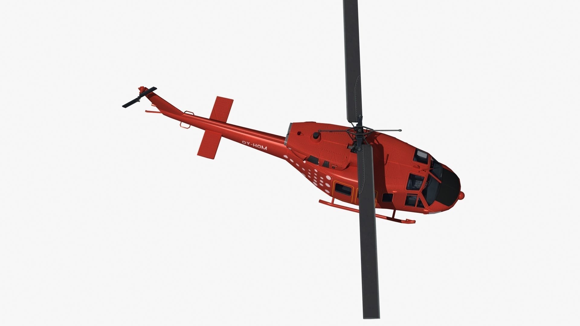 Bell 212 Rescue Helicopter 3D model_23