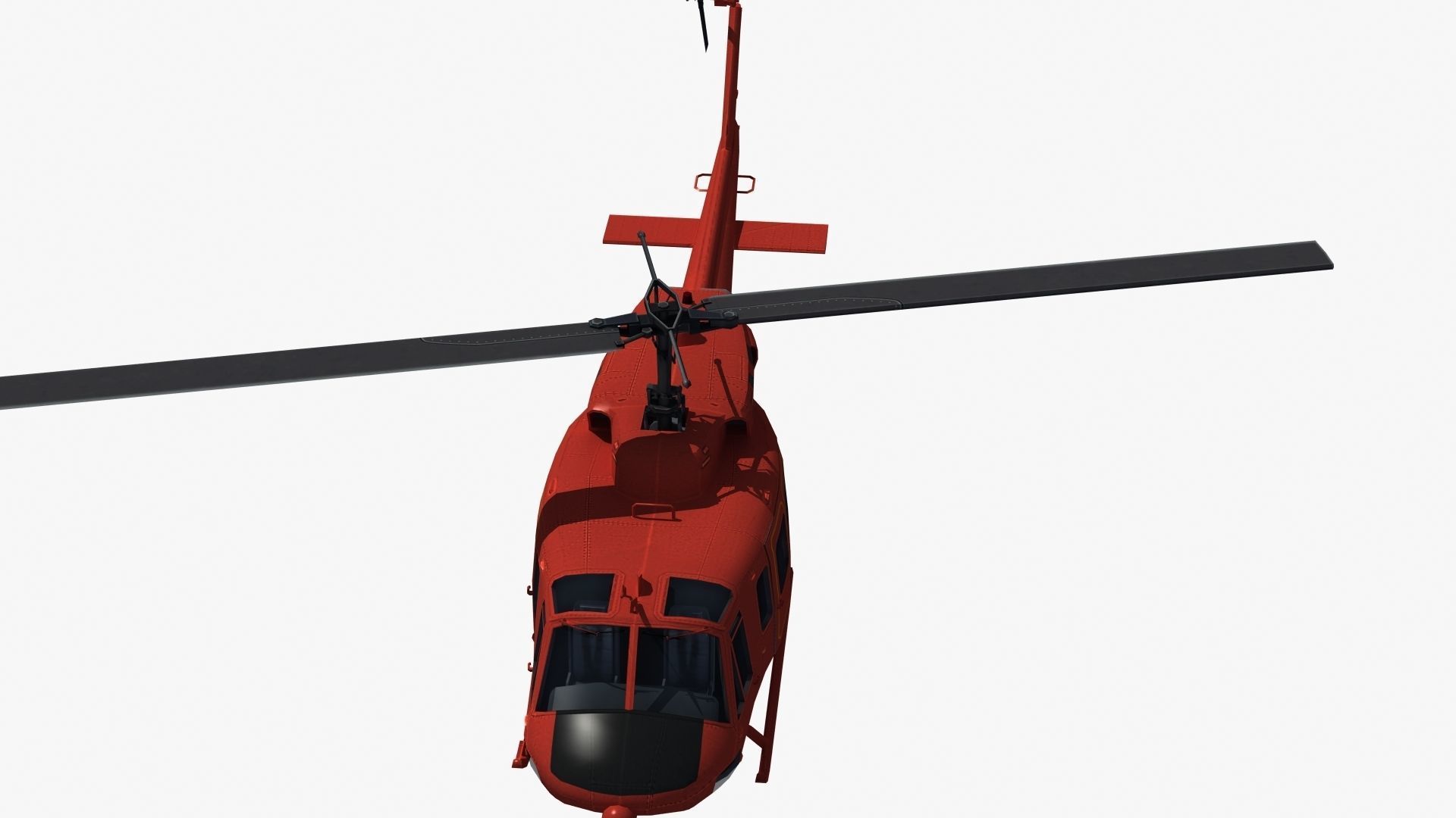 Bell 212 Rescue Helicopter 3D model_20