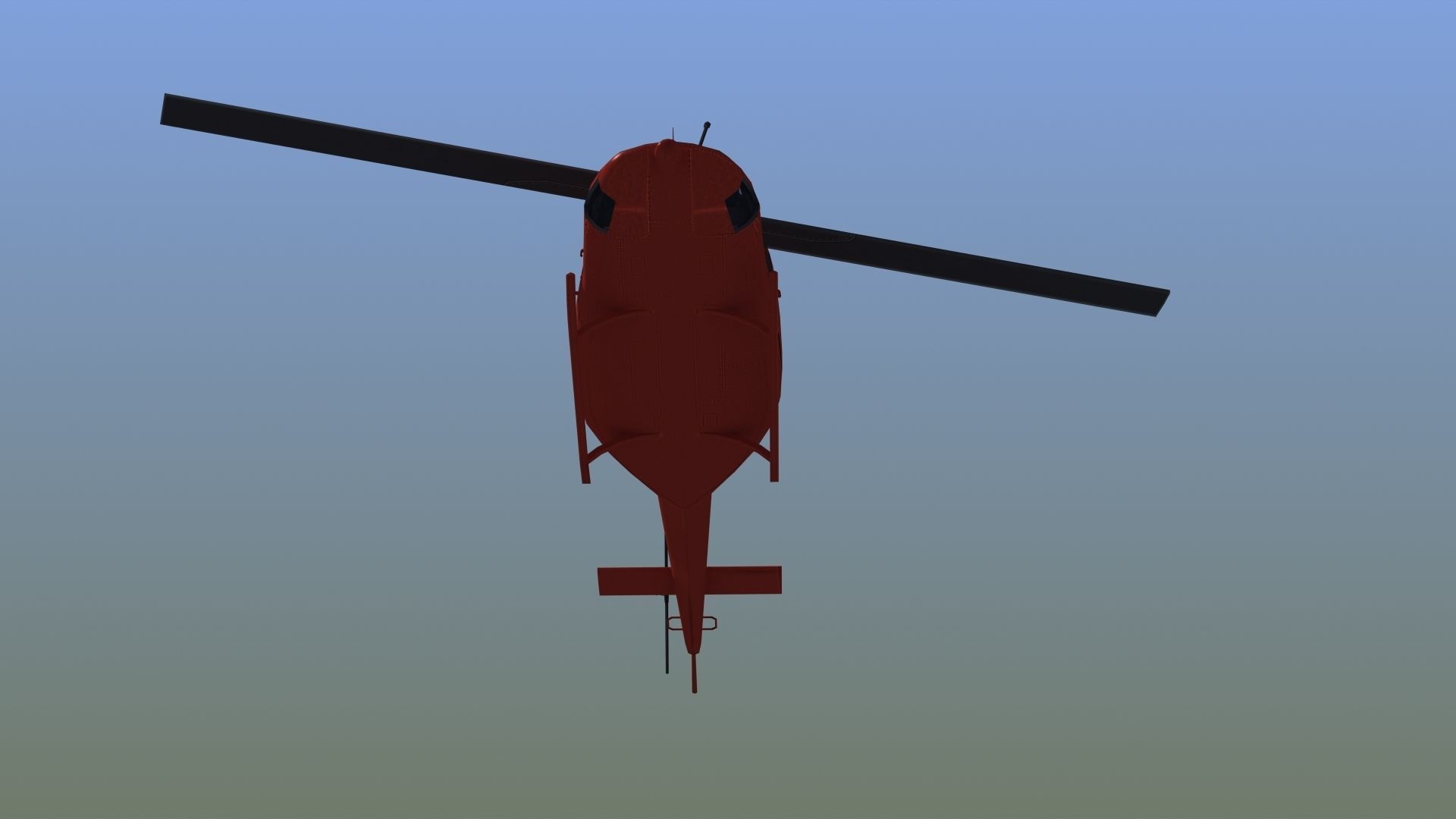Bell 212 Rescue Helicopter 3D model_17
