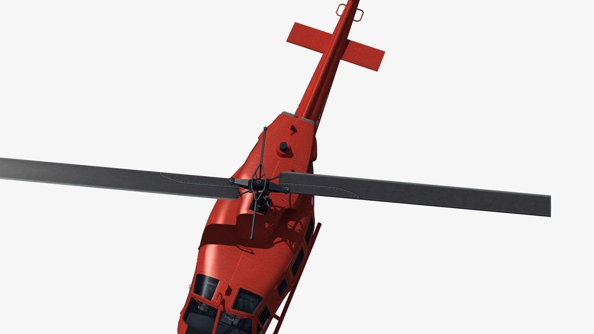 Bell 212 Rescue Helicopter 3D model_22