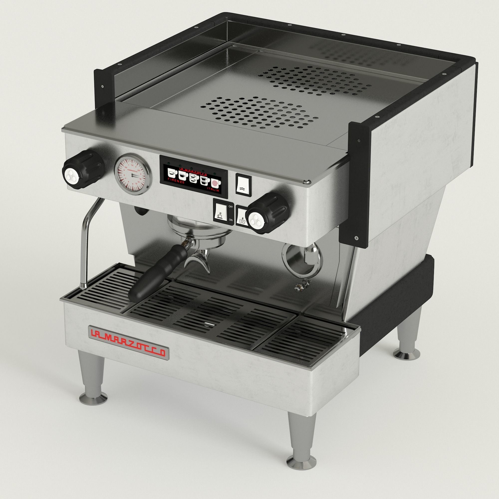 La Marzocco Linea Classic AV 1GR Low-poly 3D model_8