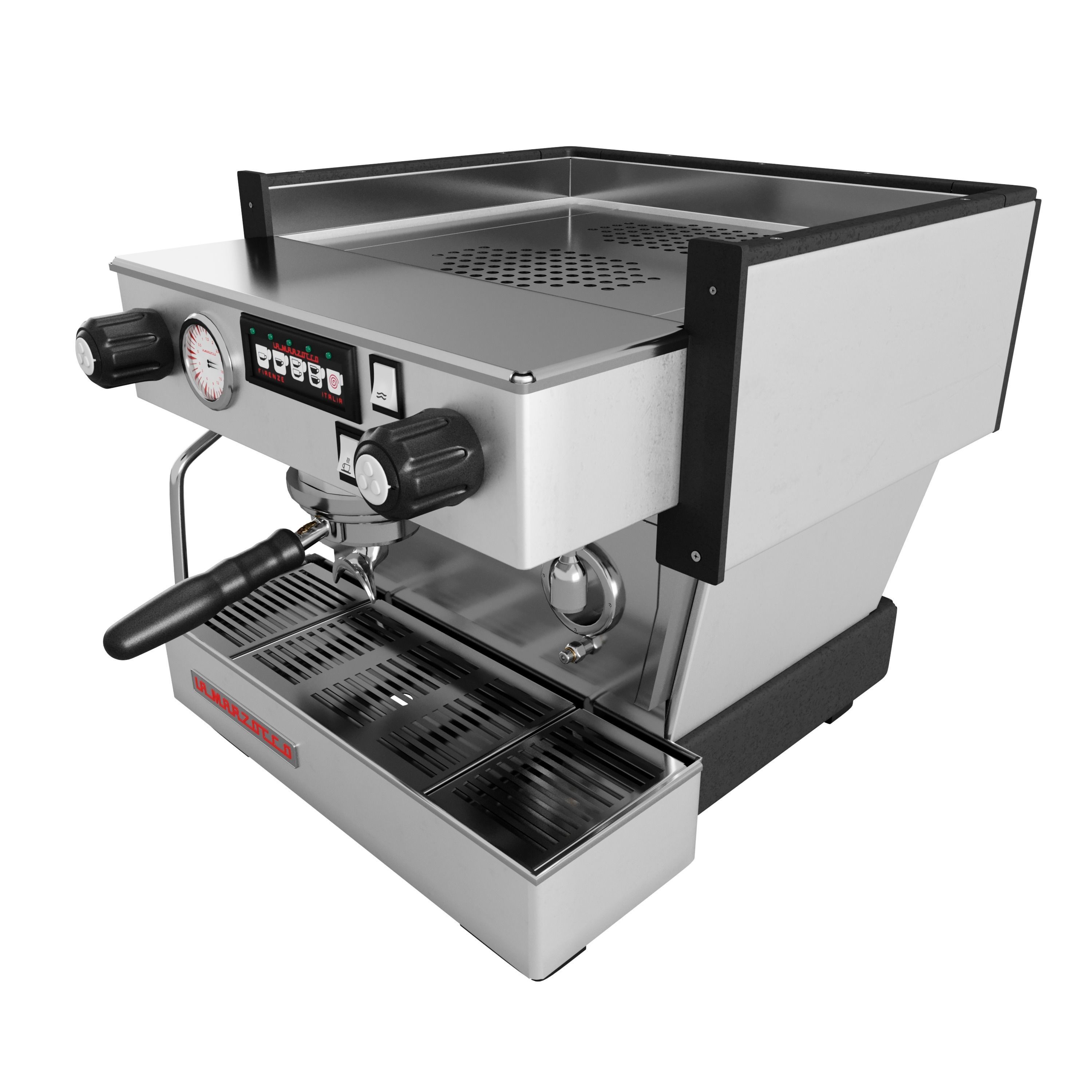 La Marzocco Linea Classic AV 1GR Low-poly 3D model_10