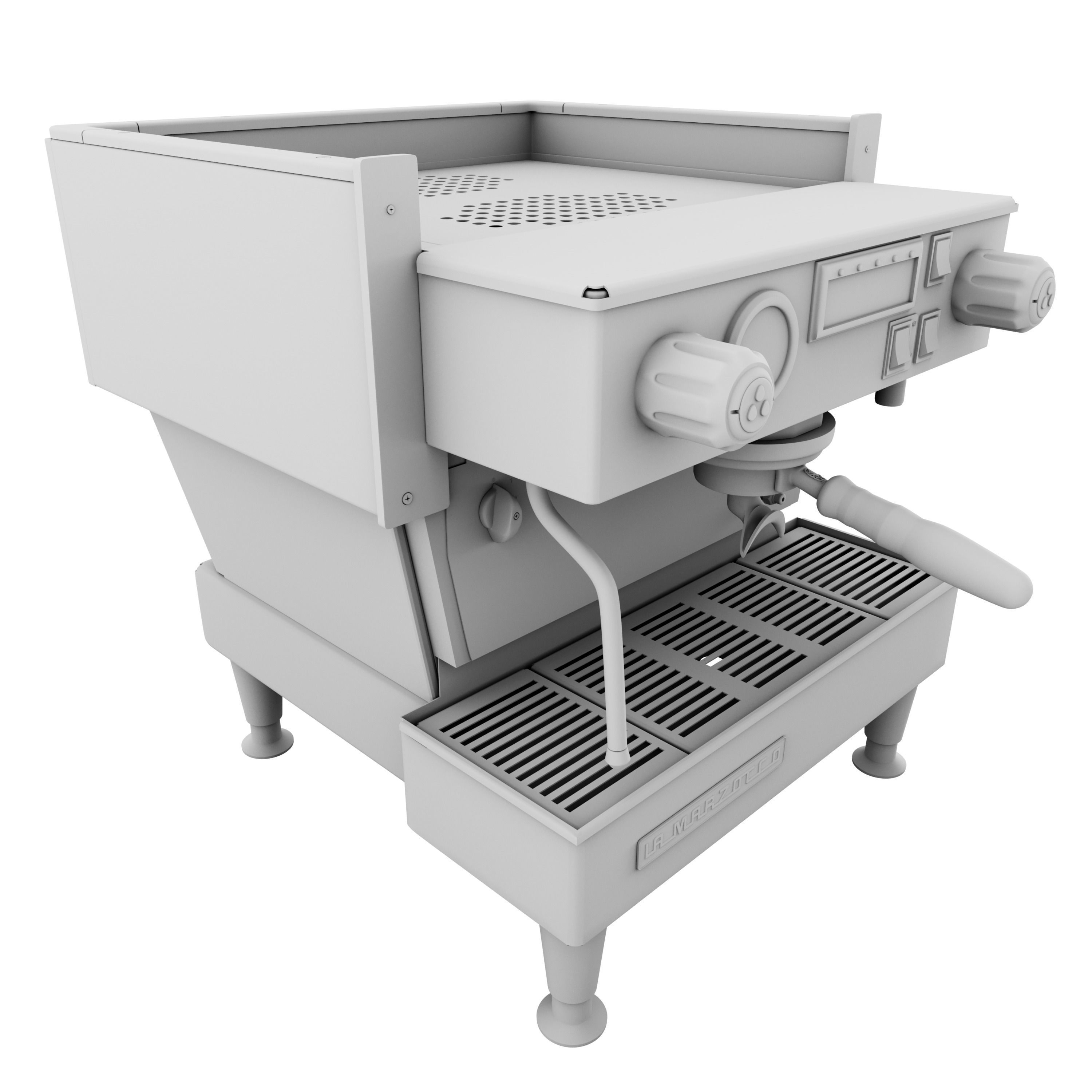 La Marzocco Linea Classic AV 1GR Low-poly 3D model_2