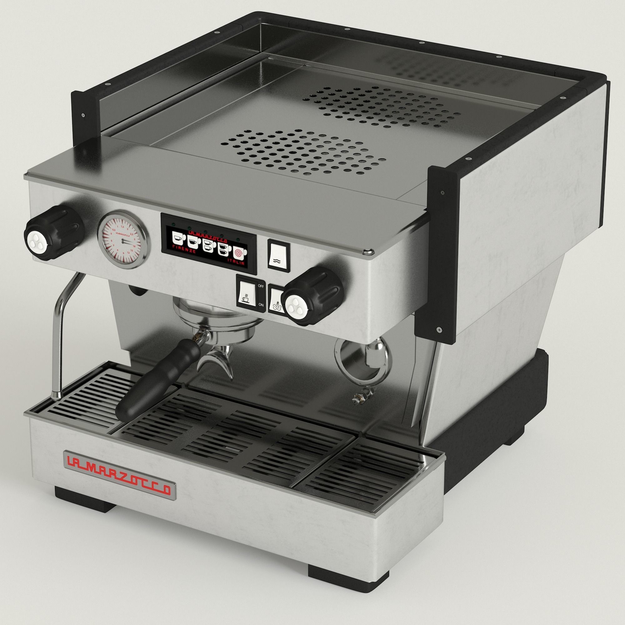 La Marzocco Linea Classic AV 1GR Low-poly 3D model_17
