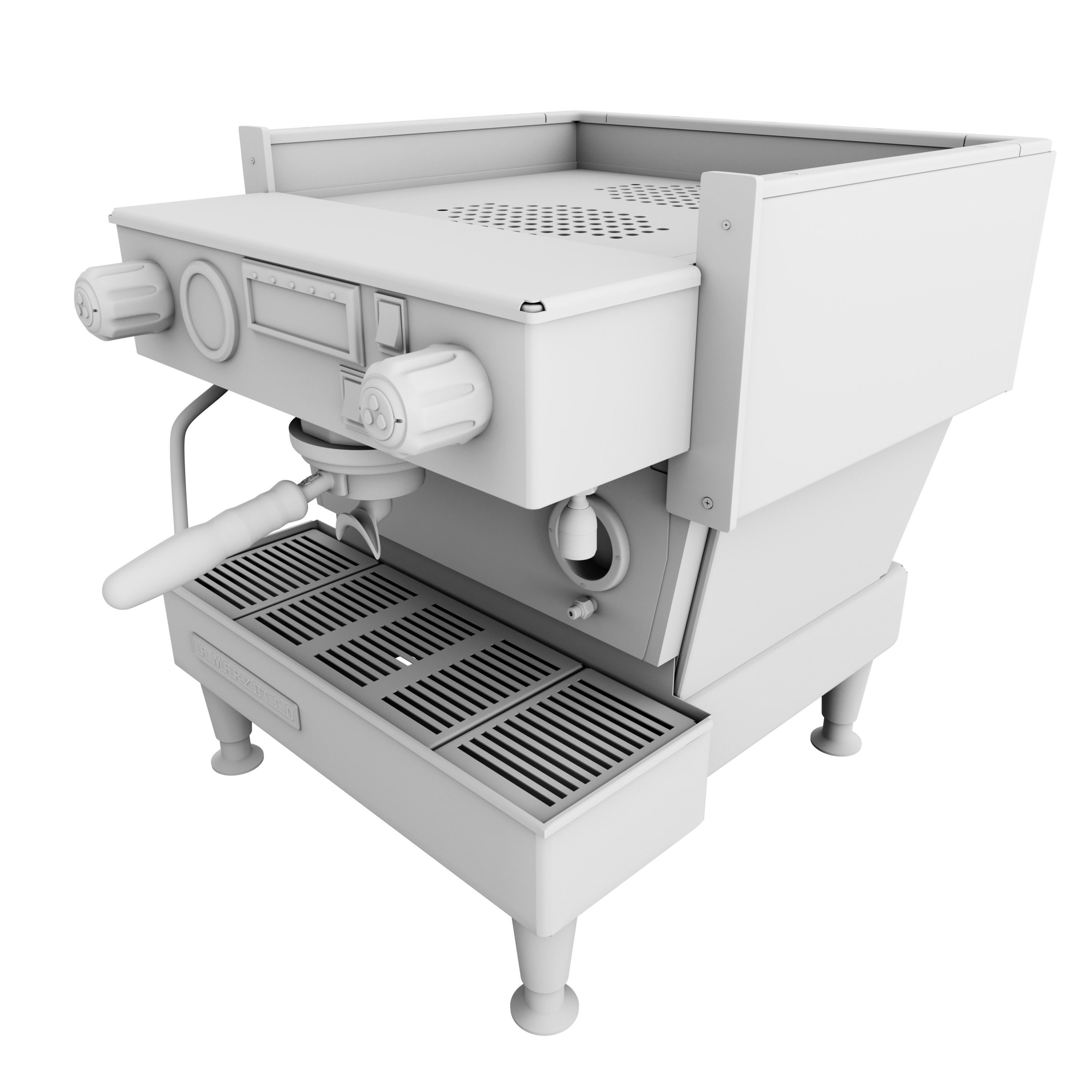 La Marzocco Linea Classic AV 1GR Low-poly 3D model_3
