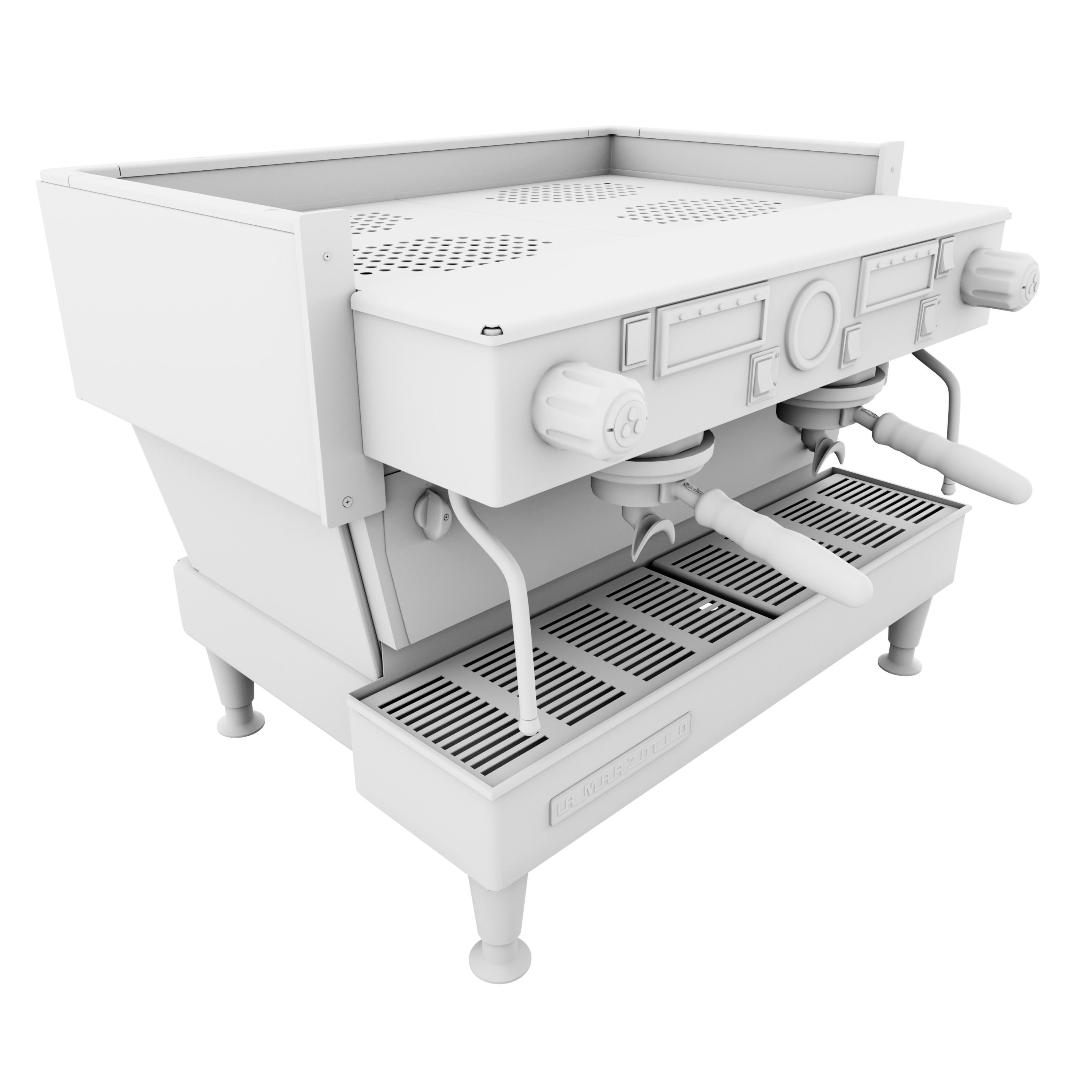 La Marzocco Linea Classic AV 2GR Low-poly 3D model_2
