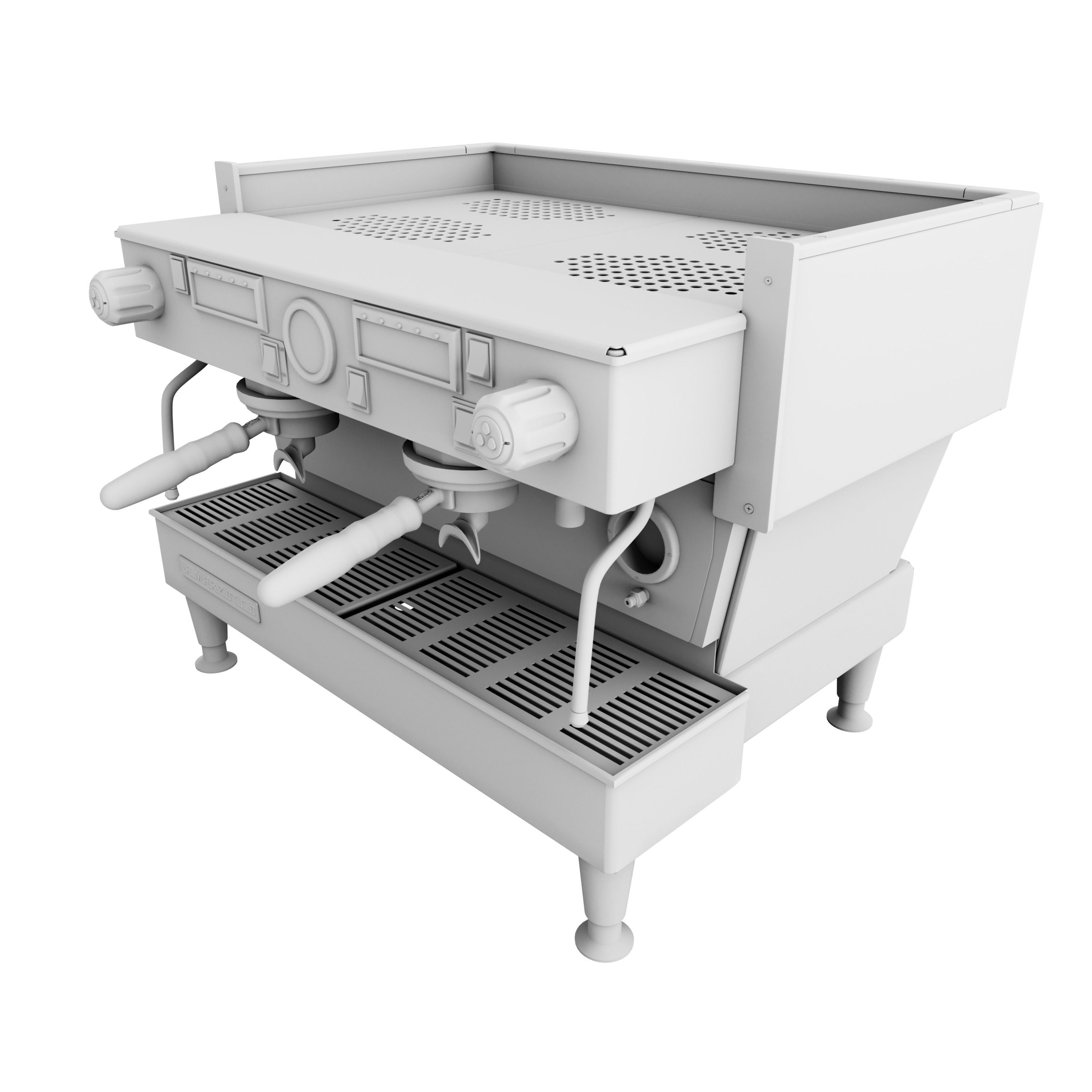 La Marzocco Linea Classic AV 2GR Low-poly 3D model_3