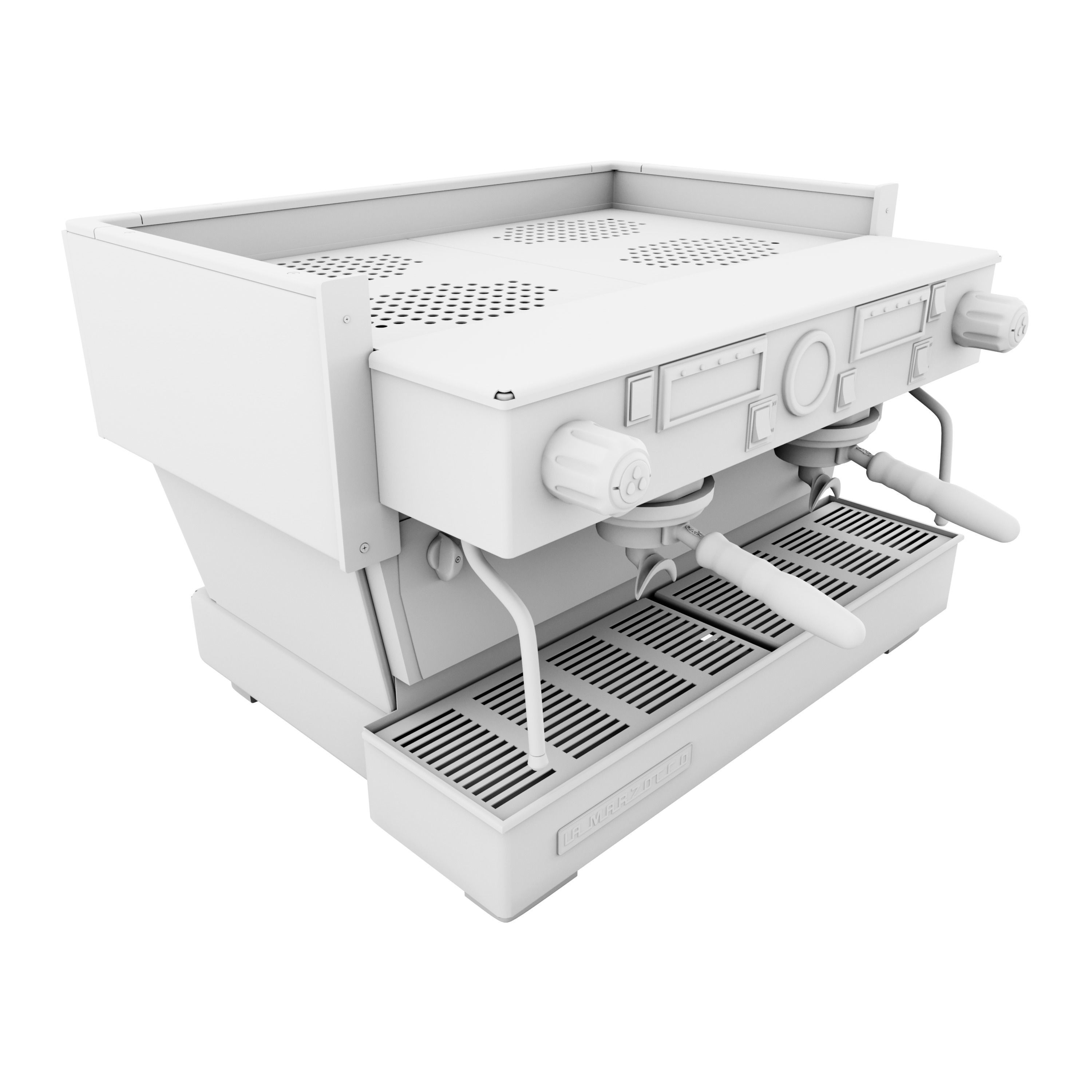La Marzocco Linea Classic AV 2GR Low-poly 3D model_11
