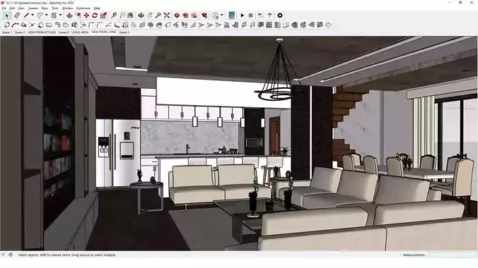 Living Area Interior Design