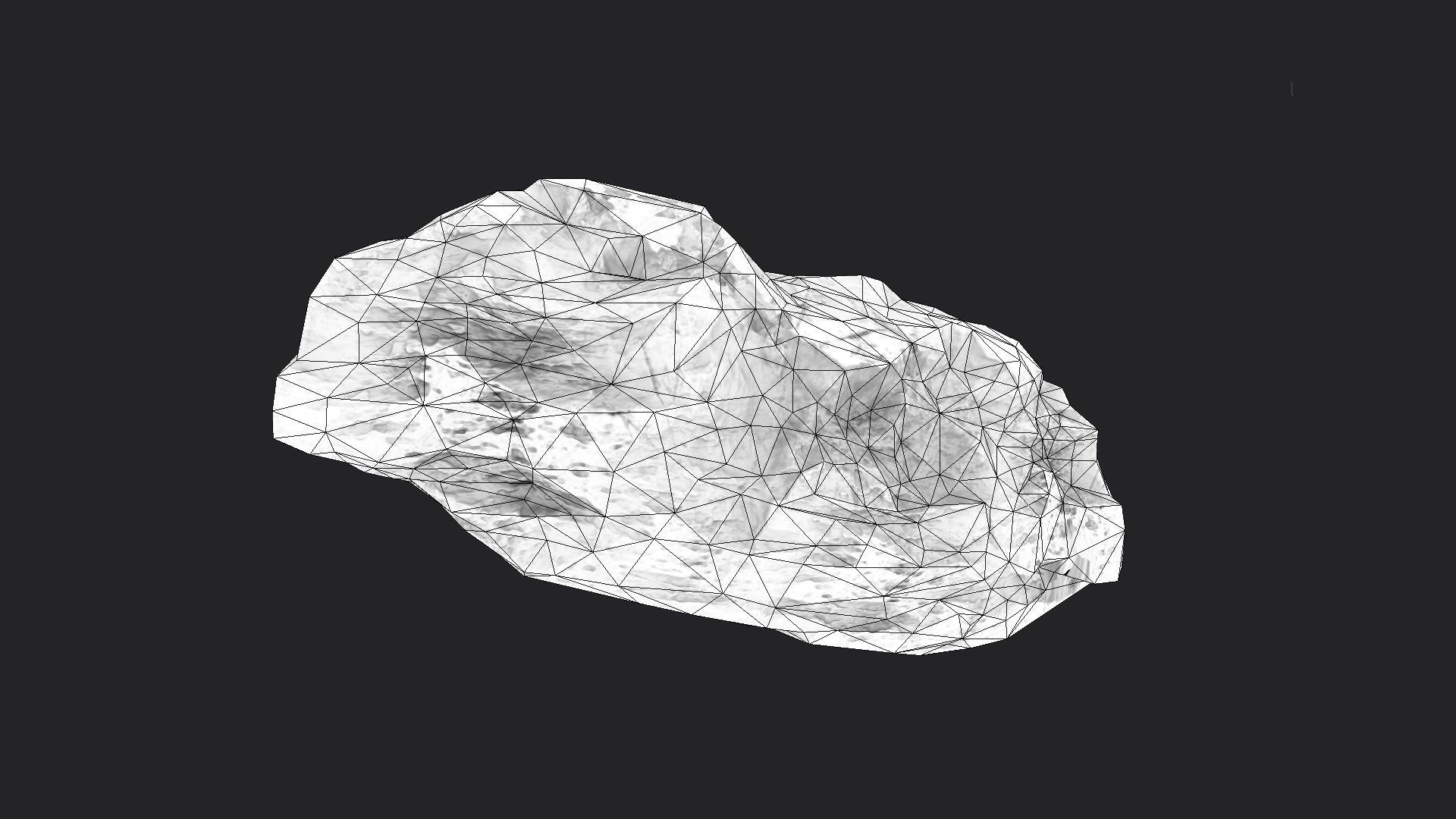 Snowy Rock 4-1 Low-poly 3D model_5