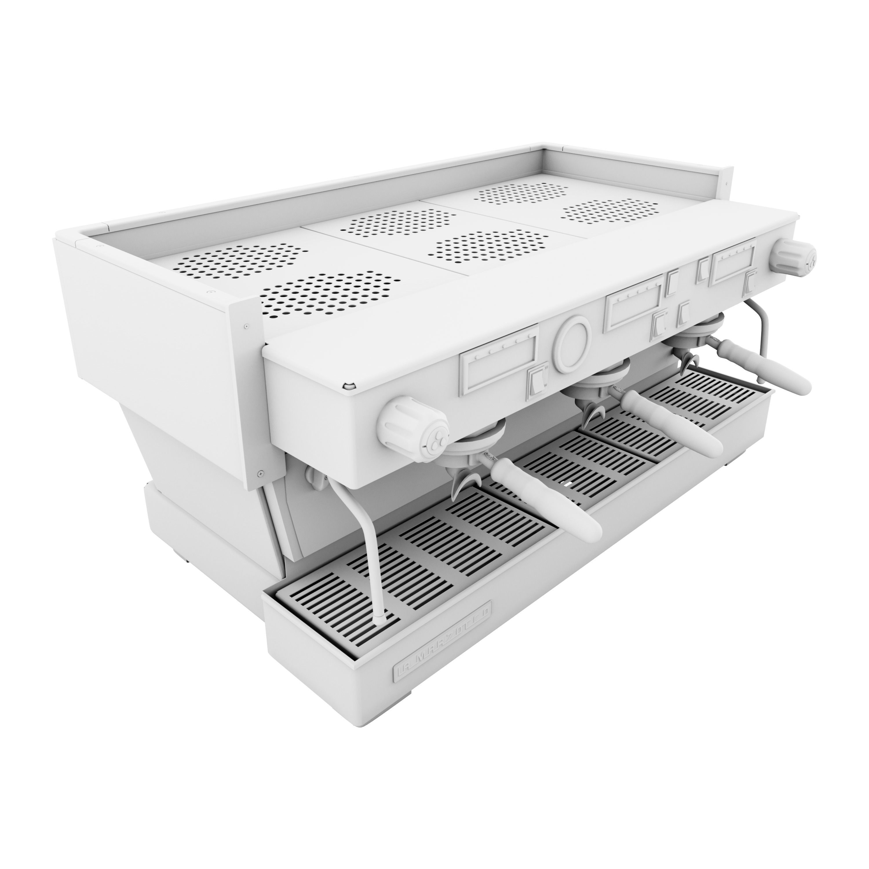 La Marzocco Linea Classic AV 3GR Low-poly 3D model_11