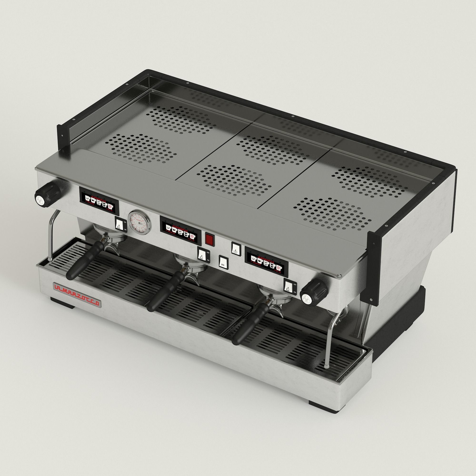 La Marzocco Linea Classic AV 3GR Low-poly 3D model_17