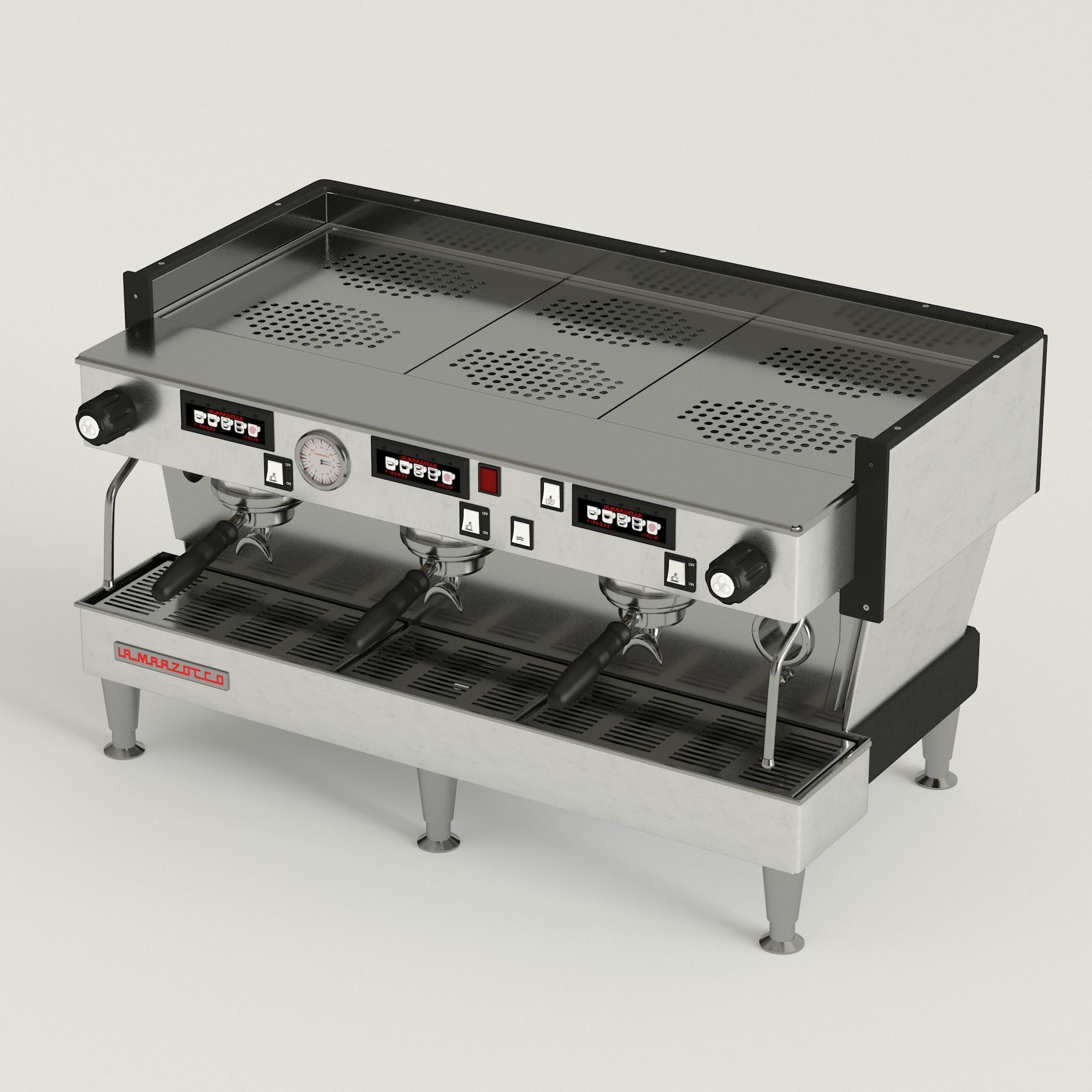 La Marzocco Linea Classic AV 3GR Low-poly 3D model_8