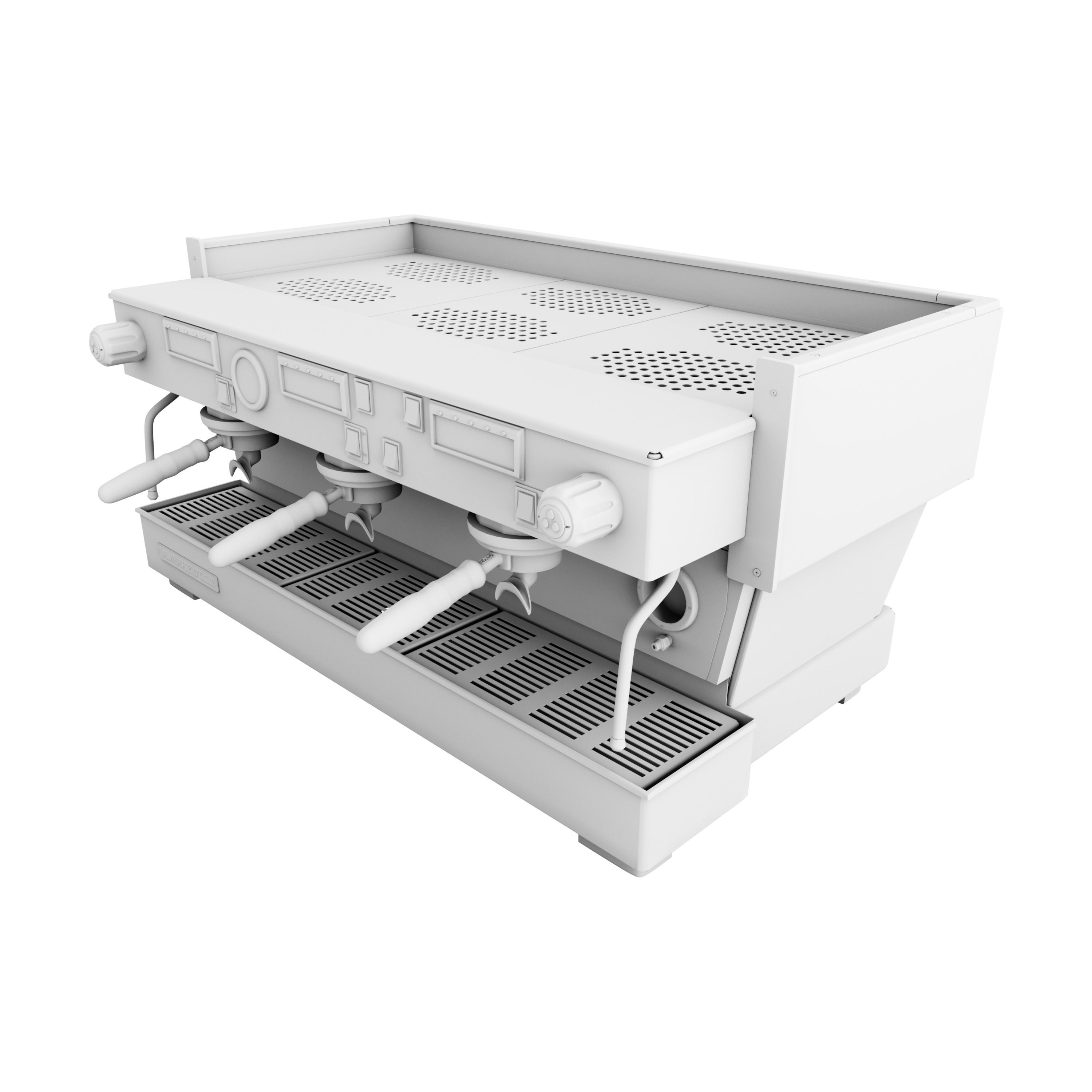 La Marzocco Linea Classic AV 3GR Low-poly 3D model_12