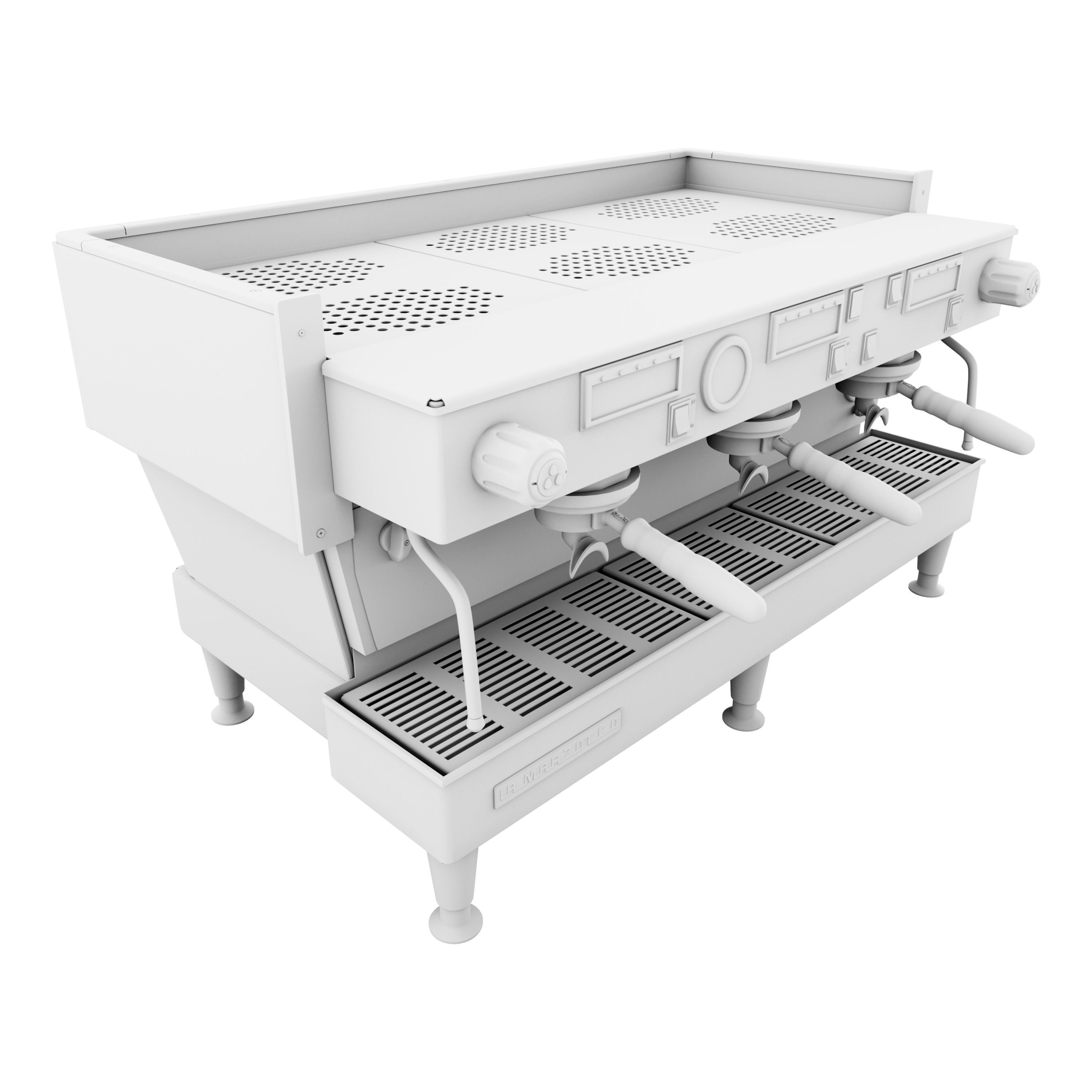 La Marzocco Linea Classic AV 3GR Low-poly 3D model_2