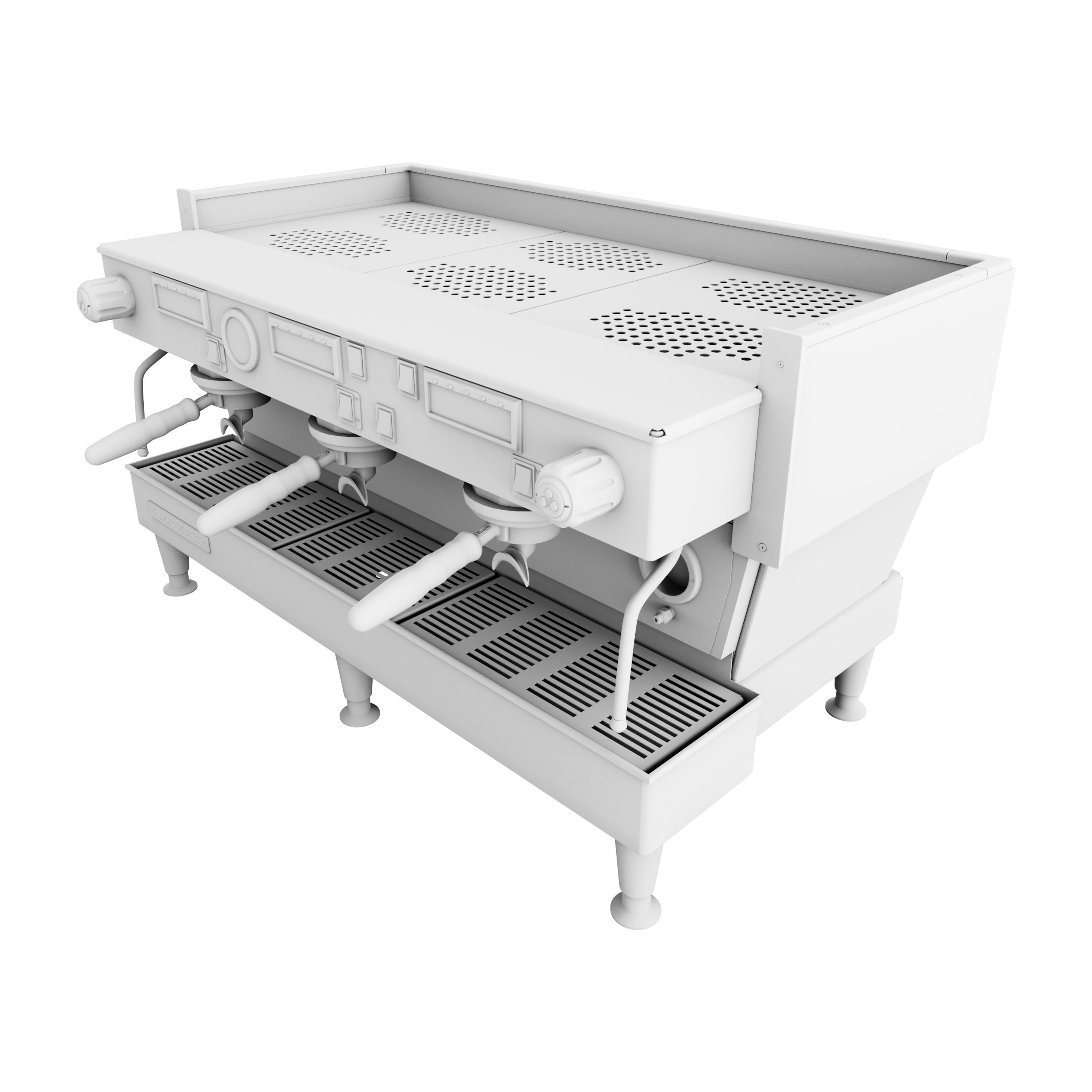 La Marzocco Linea Classic AV 3GR Low-poly 3D model_3