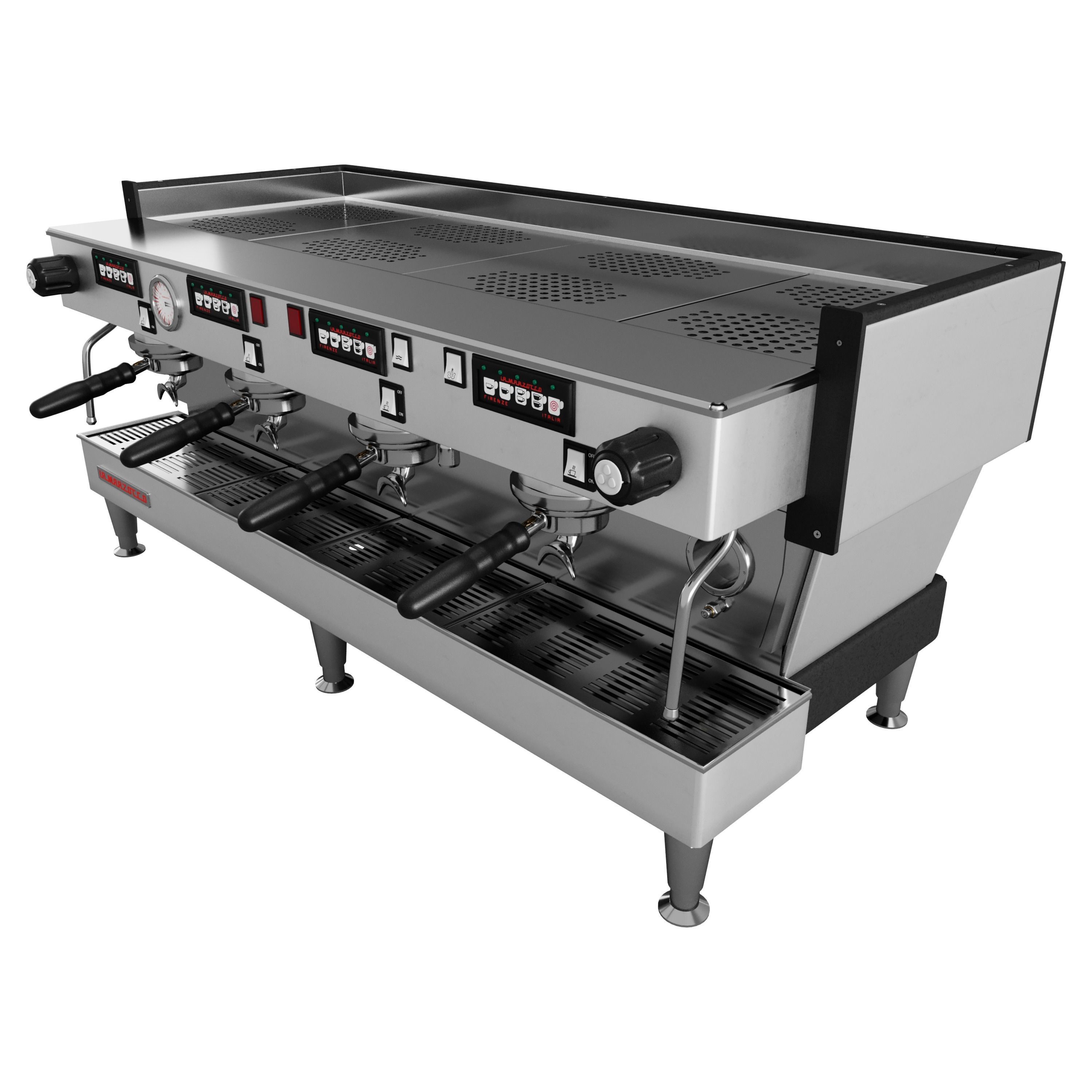 La Marzocco Linea Classic AV 4GR Low-poly 3D model_1