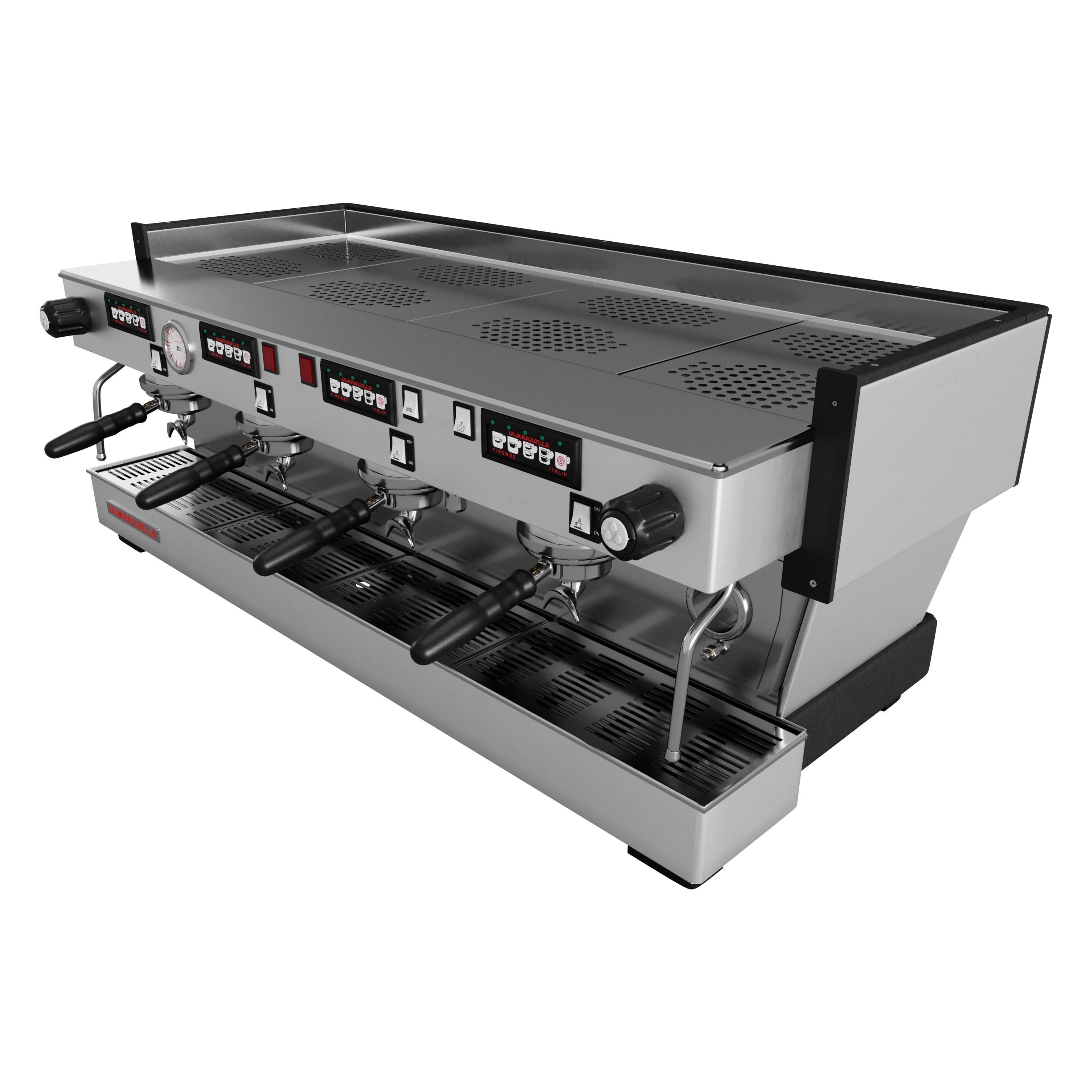 La Marzocco Linea Classic AV 4GR Low-poly 3D model_10