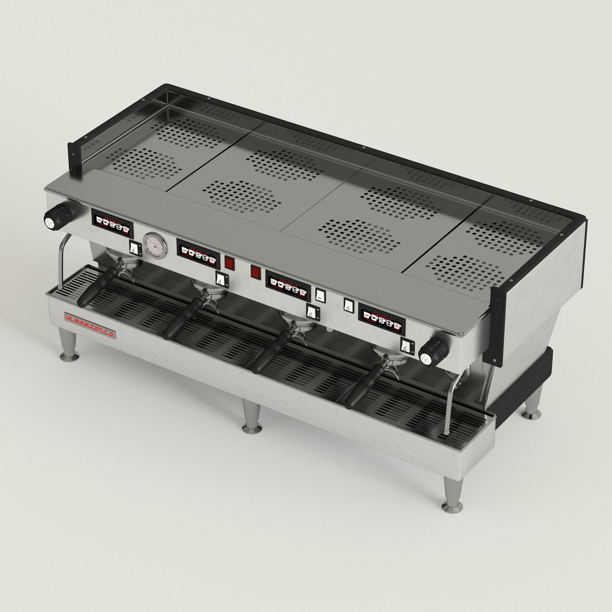 La Marzocco Linea Classic AV 4GR Low-poly 3D model_17