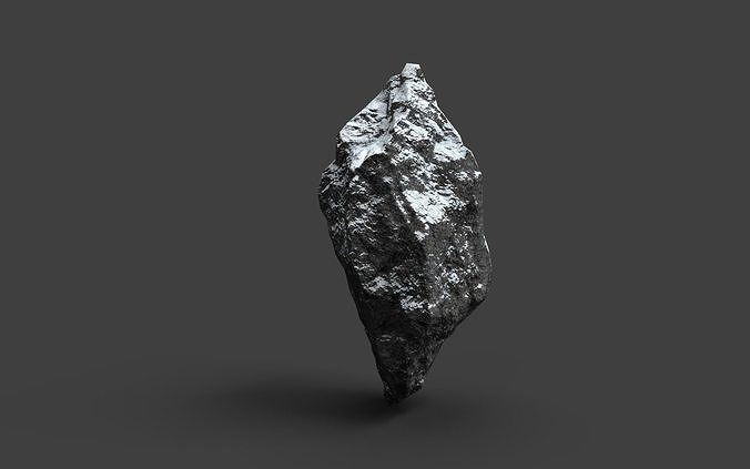 Snowy Rock 4-6 Low-poly 3D model