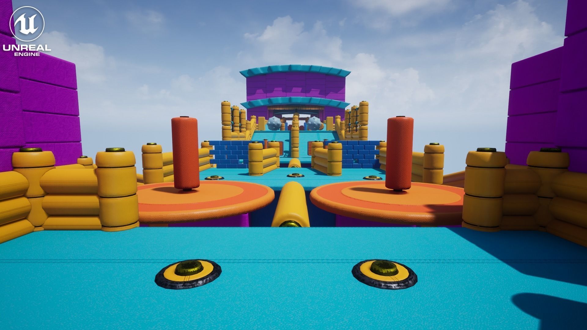 Fun Obstacle Course Vol 1 For Unreal And Unity Low-poly 3D model_20