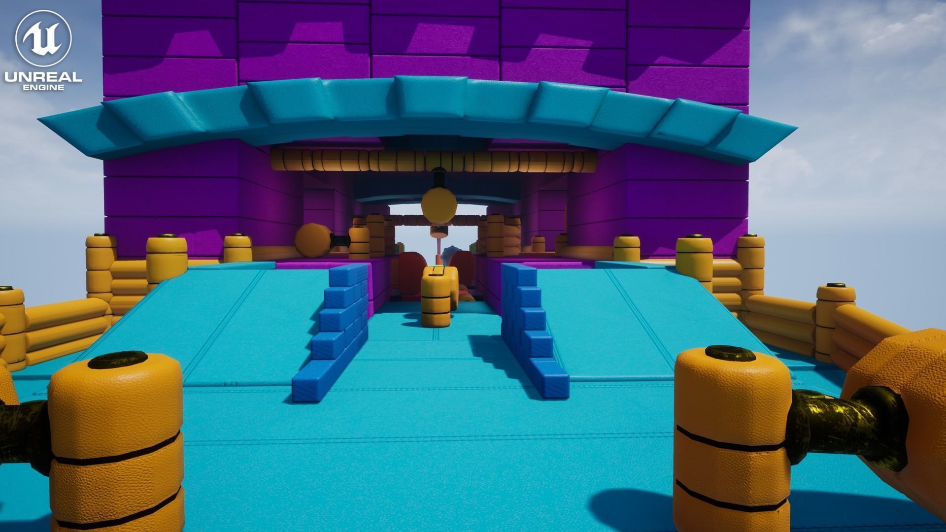 Fun Obstacle Course Vol 1 For Unreal And Unity Low-poly 3D model_14