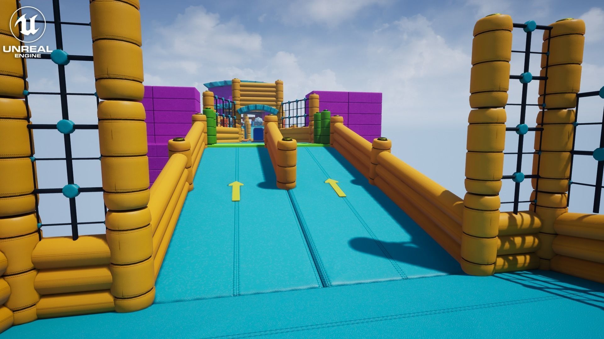 Fun Obstacle Course Vol 1 For Unreal And Unity Low-poly 3D model_21