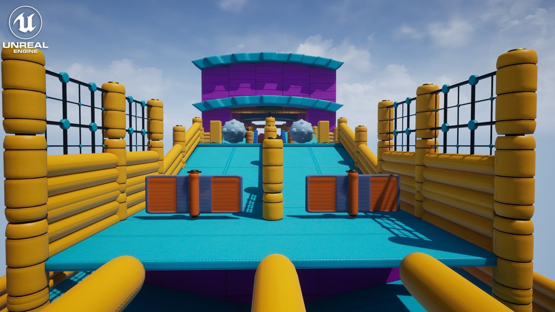 Fun Obstacle Course Vol 1 For Unreal And Unity Low-poly 3D model_15