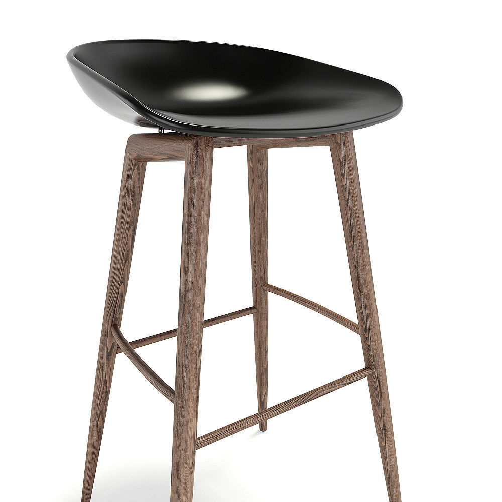 Hunter Bar Stool 3D model_2