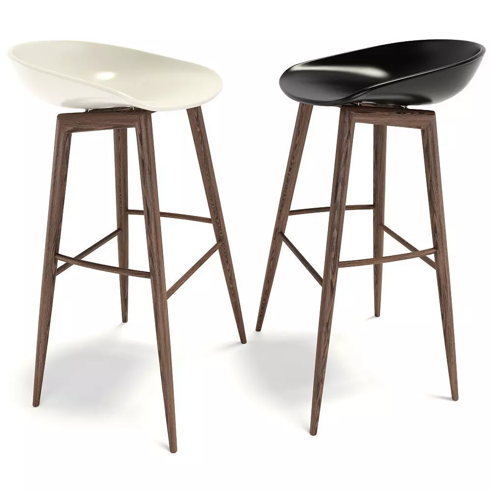 Hunter Bar Stool 3D model_0