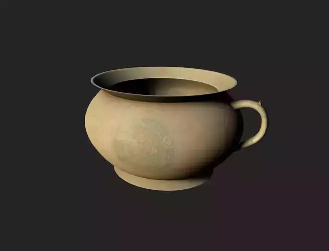 Victorian Chamber Pot Low-poly 3D model