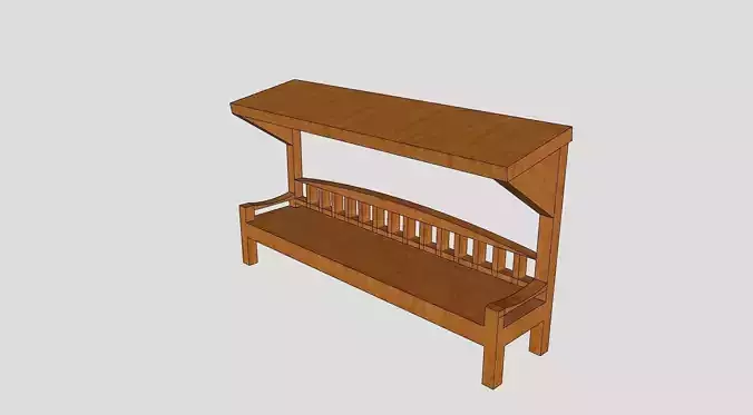 chair wooden bed frame