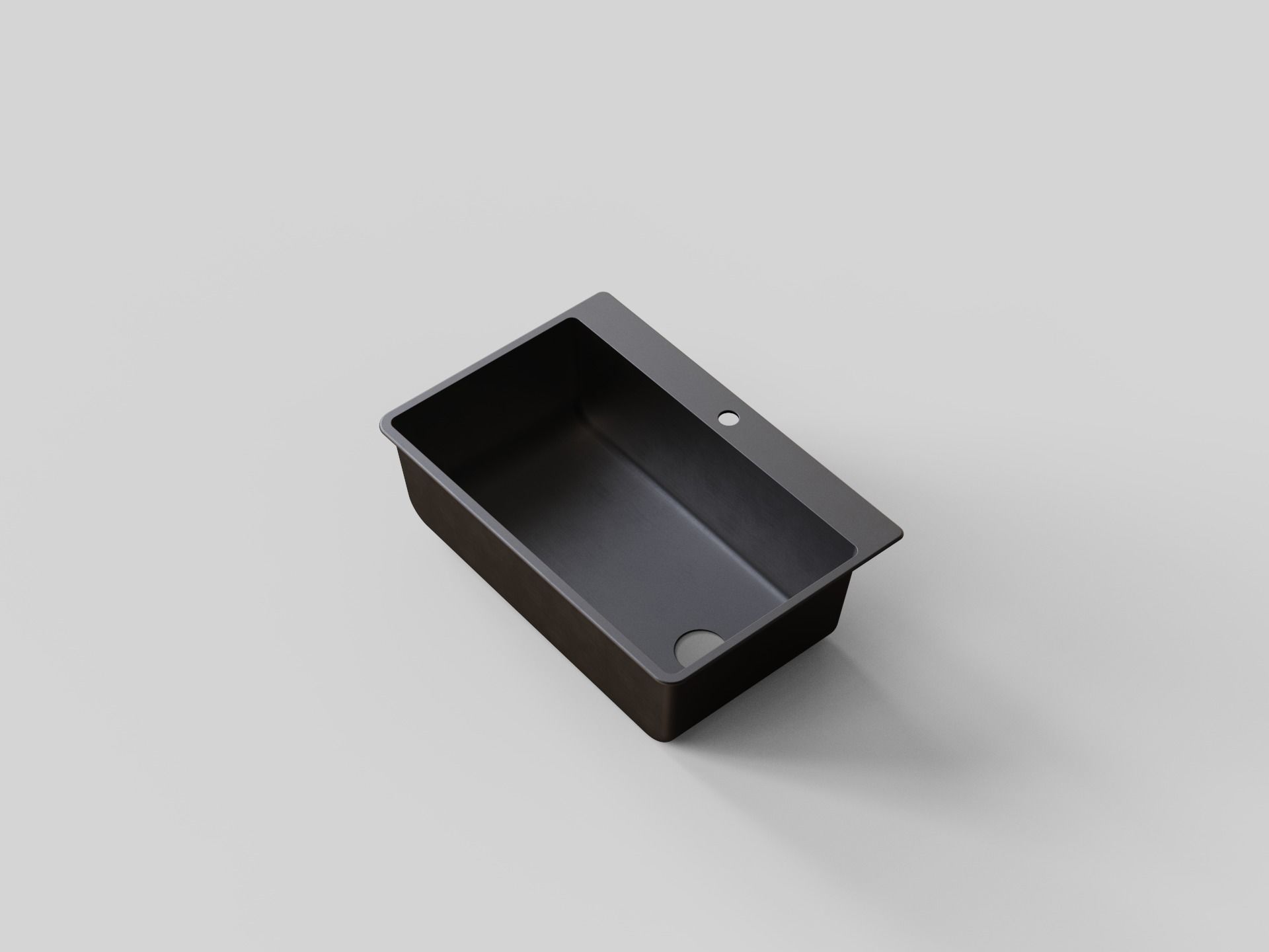 Drop-In Sink Basin 3D model_2