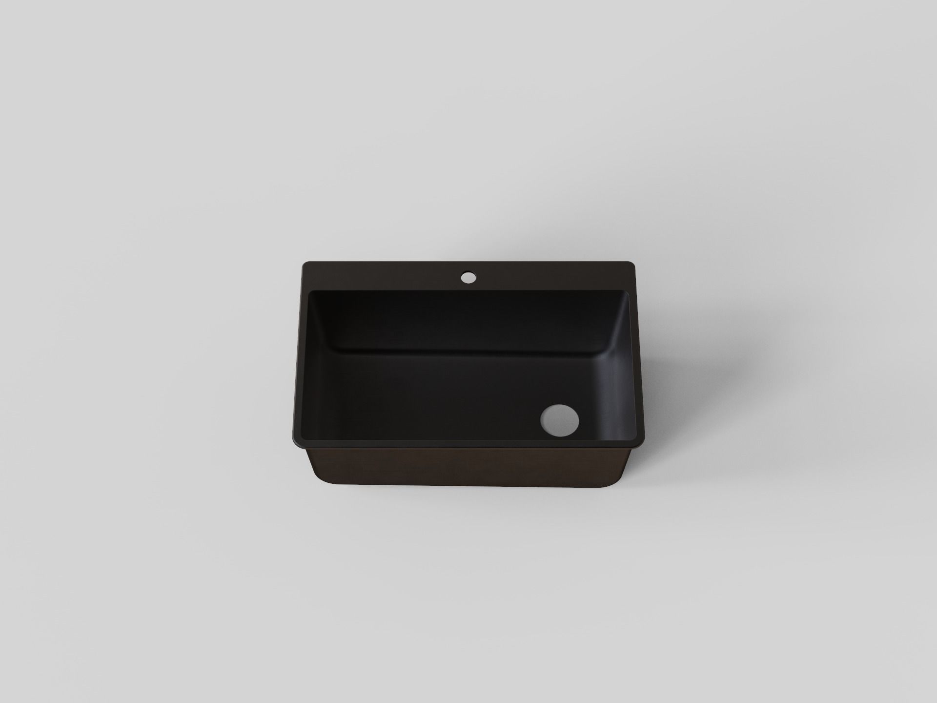 Drop-In Sink Basin 3D model_1