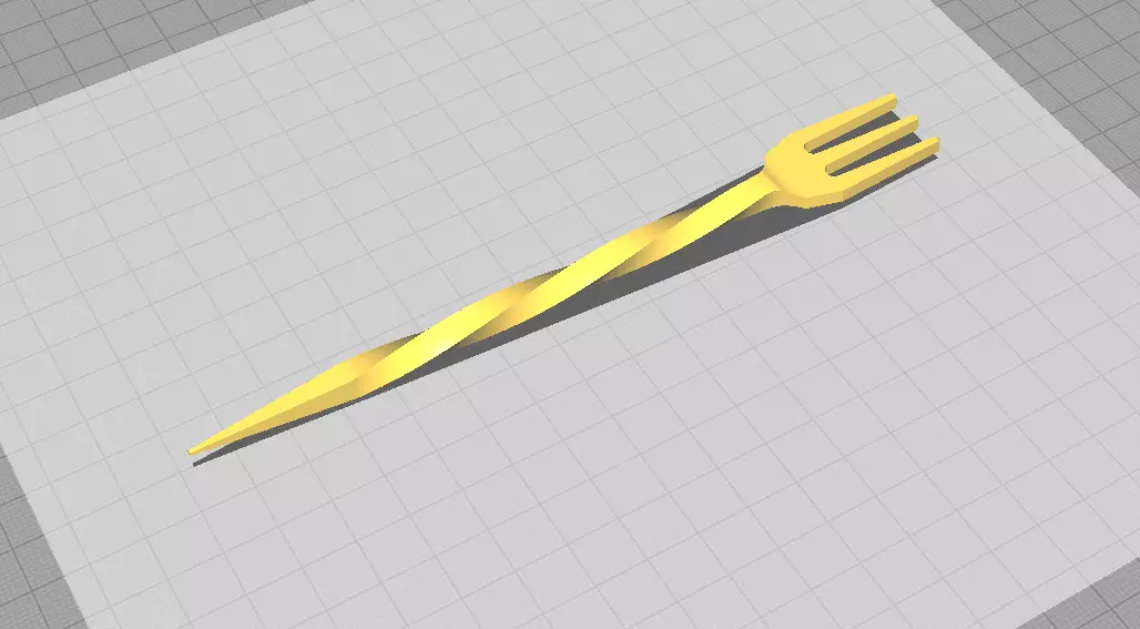 Hookah Tobacco Fork 3D print model_0