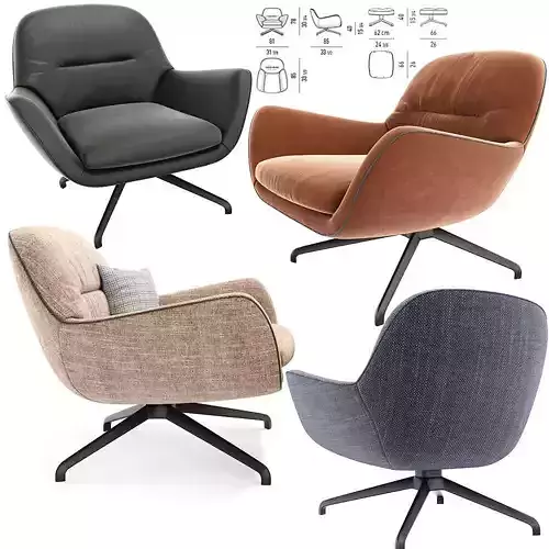 Minotti Jensen Armchair With Pillow