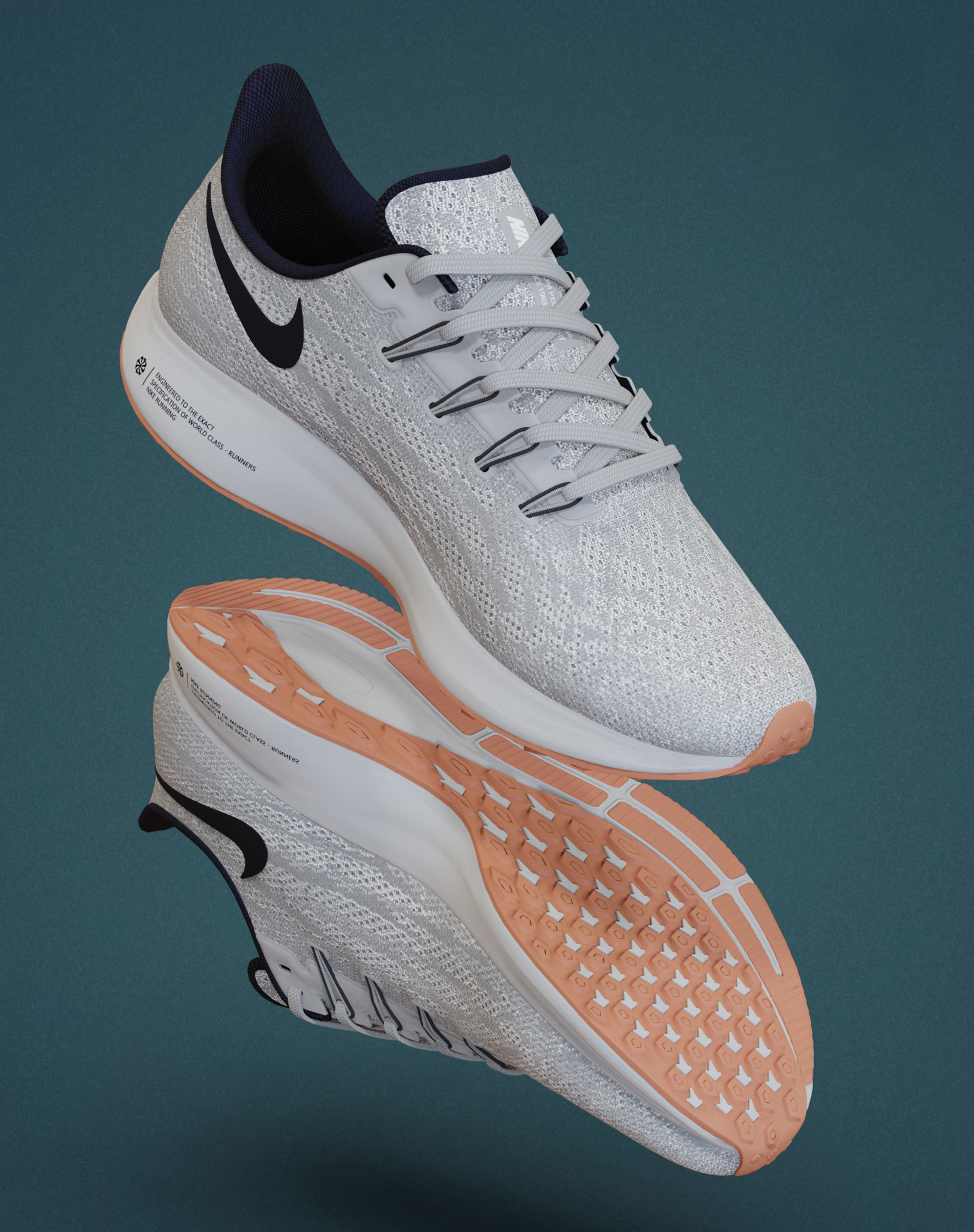 Nike shoe 3d model Low-poly 3D model_1