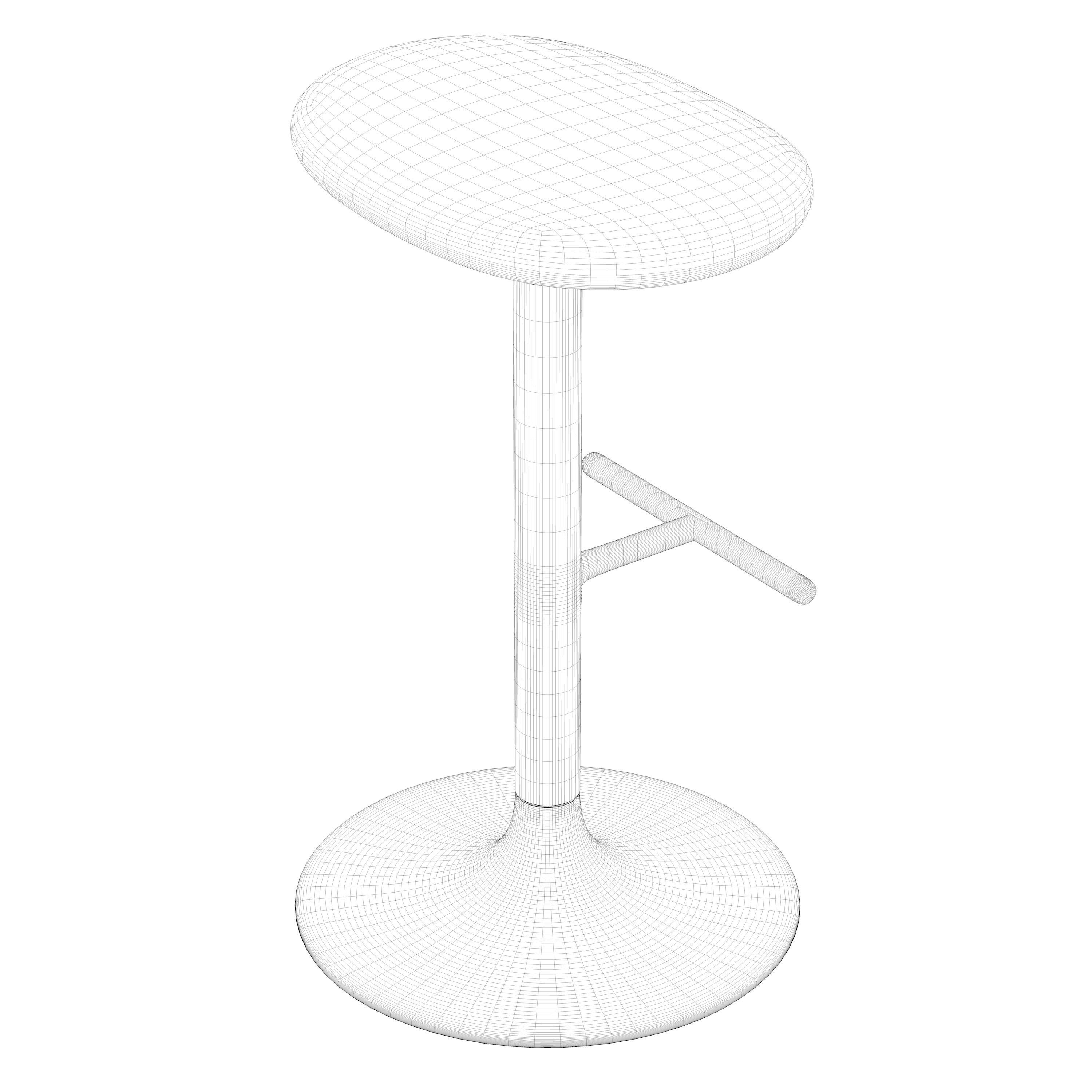 Infinity Flink Stool 660 Low-poly 3D model_5