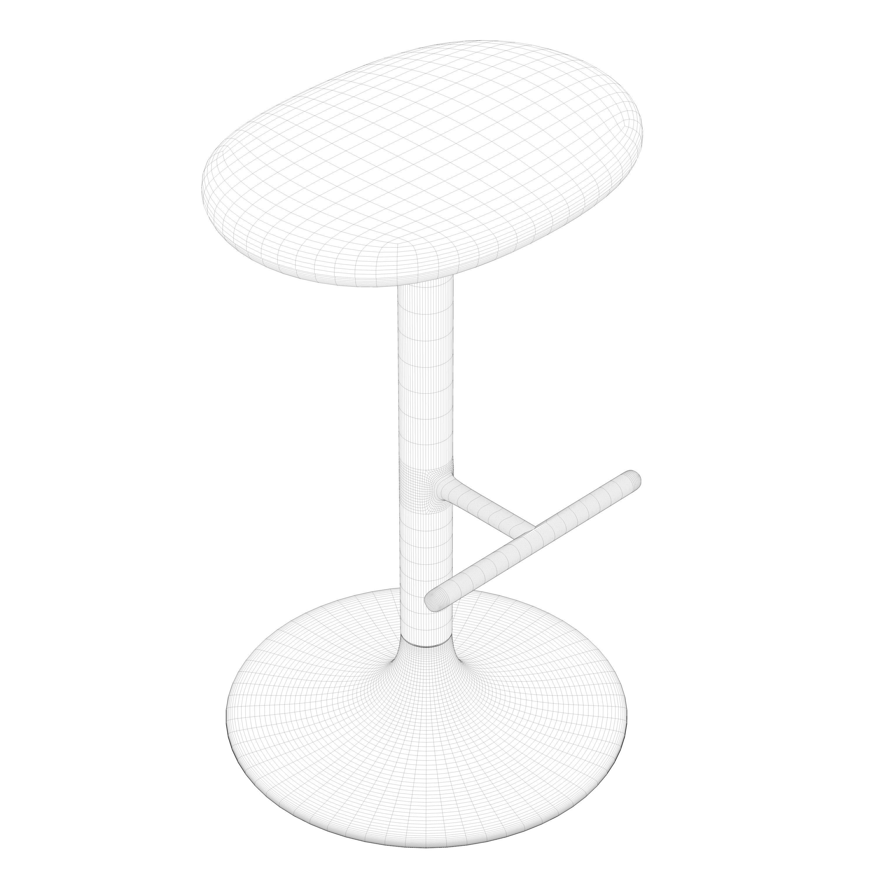 Infinity Flink Stool 660 Low-poly 3D model_4
