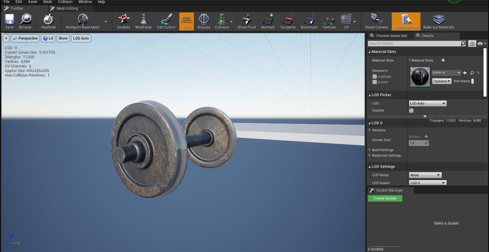 Railway Locomotive Low-poly 3D model_20