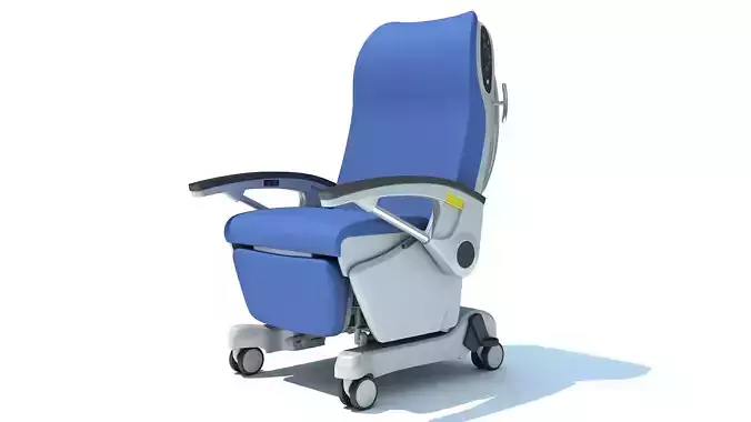 Hospital Patient Chair 3D model