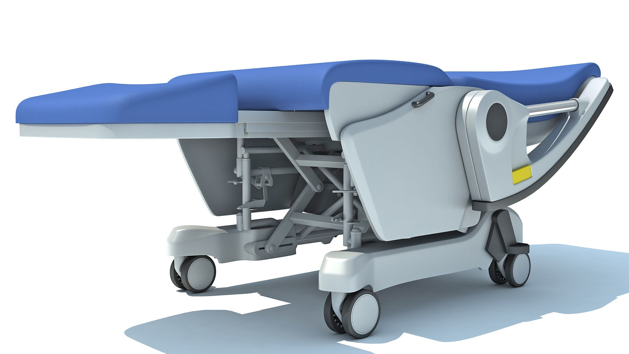 Hospital Patient Chair 3D model_10