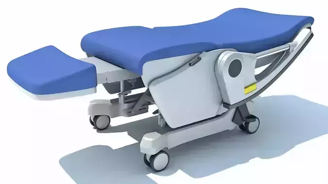 Hospital Patient Chair 3D model