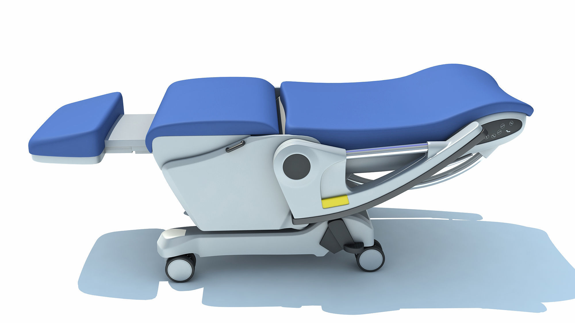 Hospital Patient Chair 3D model_1