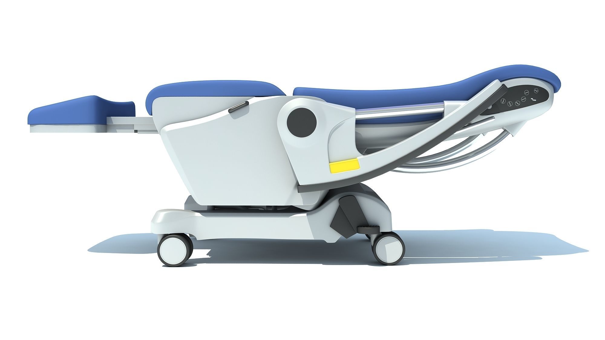 Hospital Patient Chair 3D model_2